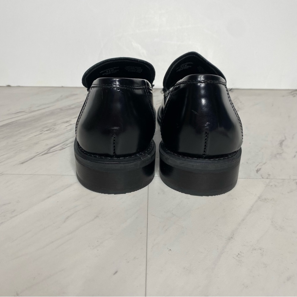 Steve Madden Larusso Black Leather Loafer 8 1/2 M - Picture 3 of 14
